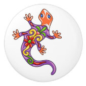 Talavera Hagedis Keramische Ladeknop Keramische Knop (Voorkant)