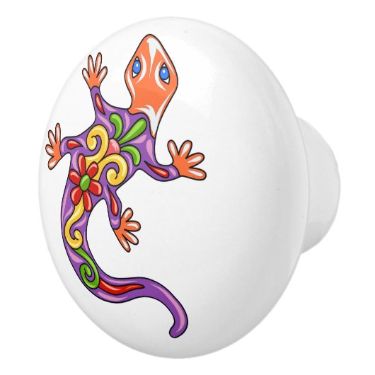 Talavera Hagedis Keramische Ladeknop Keramische Knop (Rechts)