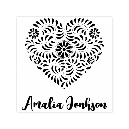 Talavera-hart Zelfinktende Stempel (Design)