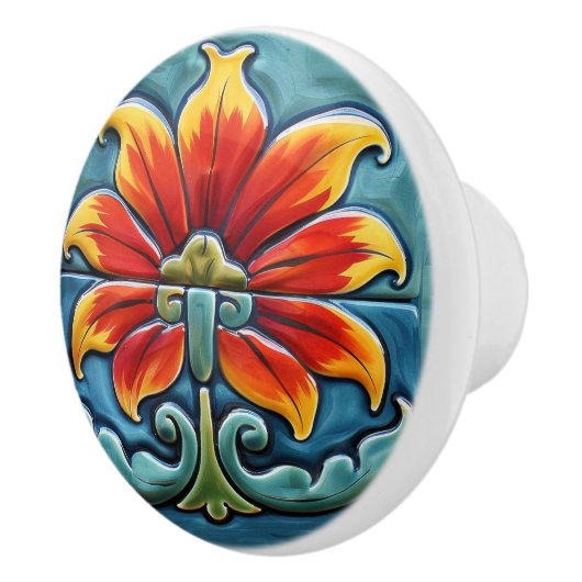 Talavera Keramische Knop (Rechts)