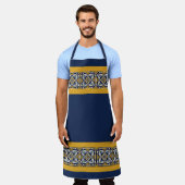 Talavera Koninklijk Blauw Schort (Gedragen)
