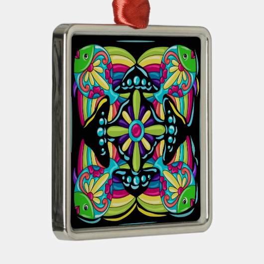 Talavera Metalen Ornament (Rechts)