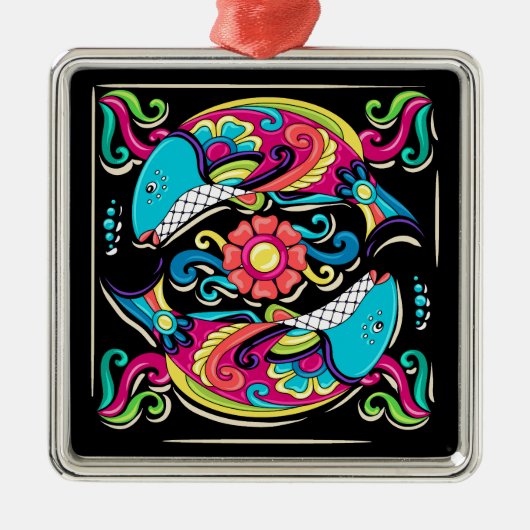 Talavera Metalen Ornament (Voorkant)