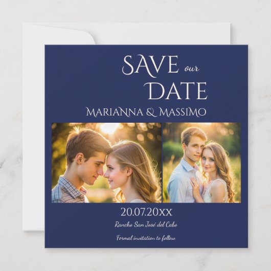 Talavera  Mexicaanse bruiloft foto Save The Date