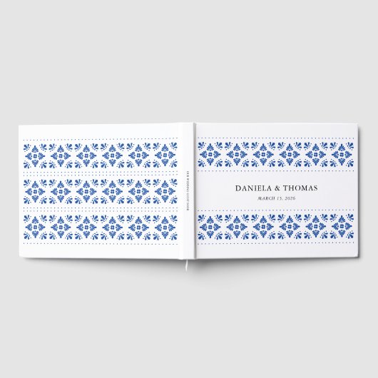 Talavera Mexicaanse bruiloft gastenboek (Volledig)