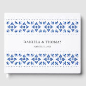 Talavera Mexicaanse bruiloft gastenboek (Voorkant)