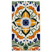 Talavera Mexicaanse bruiloft gedrukt welkom Klein Cadeauzakje (Achterkant)