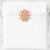 Talavera Mexicaanse Trouw El Amor Es Dulce Cupcake Ronde Sticker (Tas)