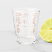 Talavera Mexicaanse Trouwfeest Barro Bruiloftcadea Shot Glas (Achterkant)