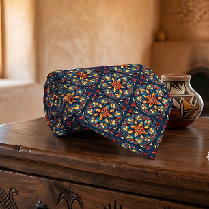 Talavera Mexicaanse volks kunst heren Stropdas