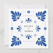 Talavera Mexican Bewaar de datum Kaart (Achterkant)