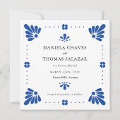 Talavera Mexican Bewaar de datum Kaart (Voorkant)