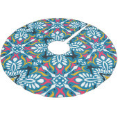 Talavera Mozaïek: Multicultureel naadloos behang. Kerstboom Rok (Gekanteld)