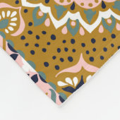 Talavera: Patchwork, een etnisch mozaïek. Fleece Deken (Hoek)