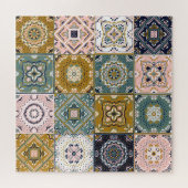 Talavera: Patchwork, een etnisch mozaïek. Legpuzzel (Horizontaal)