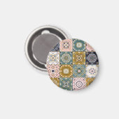 Talavera: Patchwork, een etnisch mozaïek. Magneet (Voorkant / Achterkant)