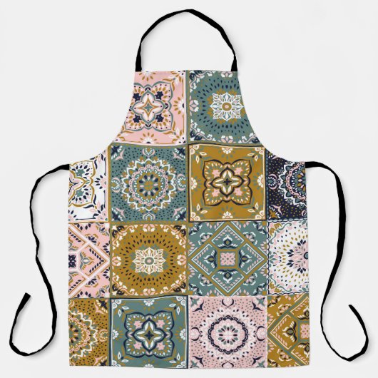 Talavera: Patchwork, een etnisch mozaïek. Schort (Voorkant)