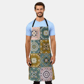 Talavera: Patchwork, een etnisch mozaïek. Schort (Gedragen)