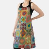 Talavera-patroon. Indische lappendeken. Turkse naa Schort (Insitu)