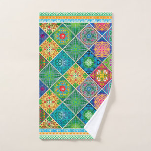 Talavera Pattern-2 Towel Bad Handdoek