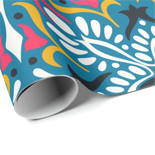 Talavera pattern. Indian patchwork. Azulejos Cadeaupapier (Rol Hoek)