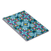 Talavera pattern. Indian patchwork. Azulejos Notitieboek (Rechterzijde)