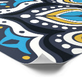 Talavera pattern. Indian patchwork. Azulejos Poster (Hoek)