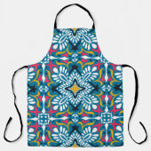 Talavera pattern. Indian patchwork. Azulejos Schort (Voorkant)