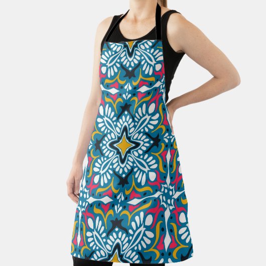 Talavera pattern. Indian patchwork. Azulejos Schort (Insitu)