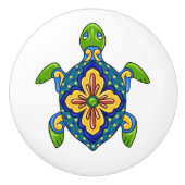 Talavera Schildpad Keramische Lade Knop (Voorkant)