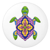 Talavera Schildpad Keramische Lade Knop (Voorkant)