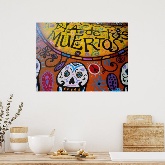 TALAVERA SKULLS POSTER (Keuken)
