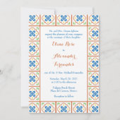 Talavera Spaans Tegel bruiloft uitnodiging (Voorkant)