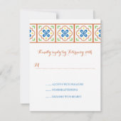 Talavera Spaans Tegel Reageer Kaart (Voorkant)