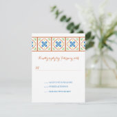 Talavera Spaans Tegel Reageer Kaart (Staand voorkant)