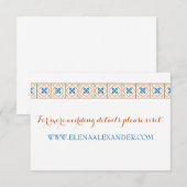 Talavera Spaanse Tegels Websitekaart (Voorkant / Achterkant)