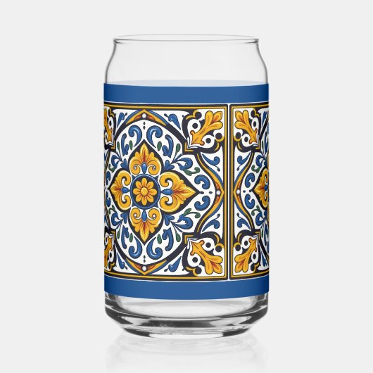 Talavera Spanish Tile Blikvorm Glas (Voorkant)