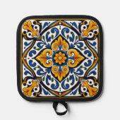 Talavera Spanish Tile Pannenlap (Voorkant)