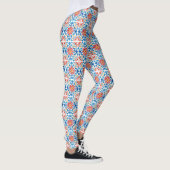 Talavera-stijl Mexicaanse volkskunst Leggings (Rechts)