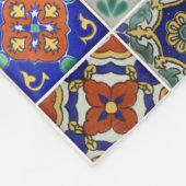 Talavera Tegel Afbeelding Southwest Style Eenvoudi Fleece Deken (Hoek)