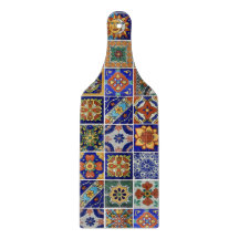 Talavera Tegel Afbeelding Southwest Style Glass Pa