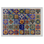 Talavera Tegel Afbeelding Southwest Style Glass Snijplank (Voorkant)