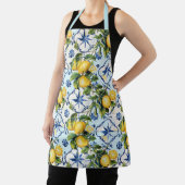  Talavera Tegel All-over print citroenen Schort (Insitu)