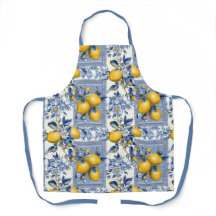 Talavera Tegel All-Over Print Schort citroenen