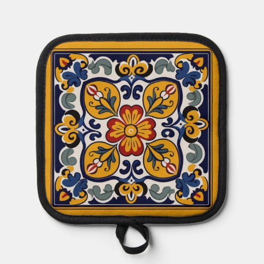 Talavera Tegel Bloemencentrum Pannenlap (Voorkant)