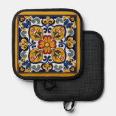 Talavera Tegel Bloemencentrum Pannenlap (Voorkant / Achterkant)