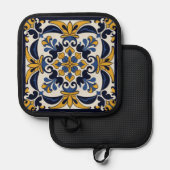 Talavera Tegel Cinco Pannenlap (Voorkant / Achterkant)