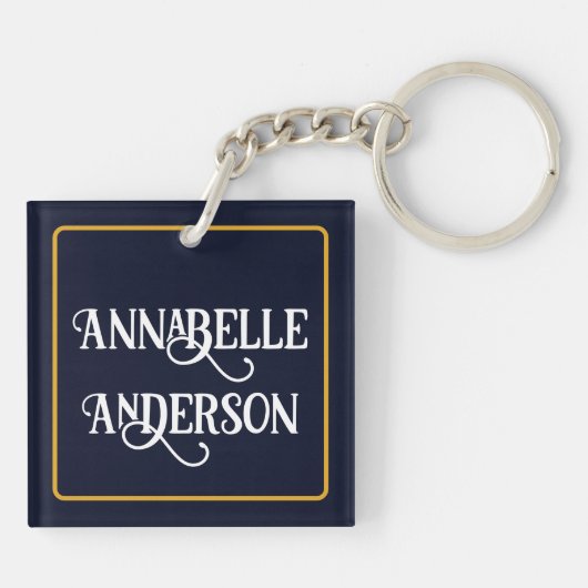 Talavera Tegel Cinco Sleutelhanger (Achterkant)