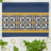 Talavera Tegel Cinco Theedoek (Gevouwen)