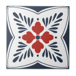 Talavera tegel geïnspireerd tegeltje